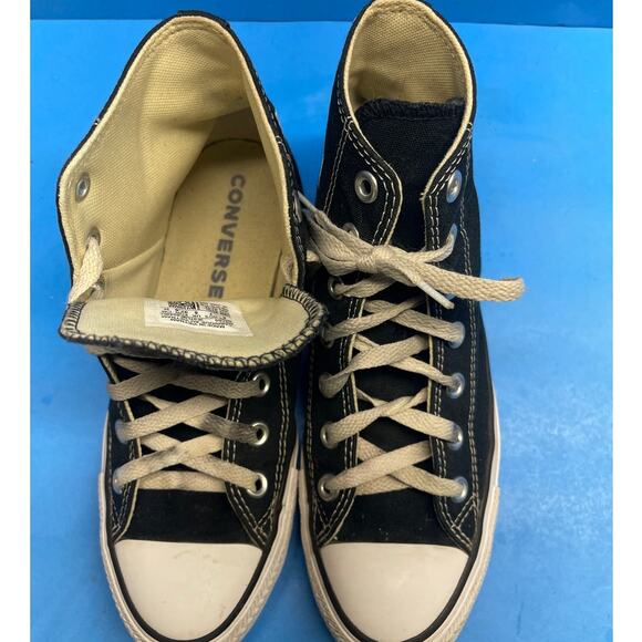 Converse Unisex CT All Star Hi Black Casual Shoes Sneakers Size M 5 W 7 - Picture 9 of 11